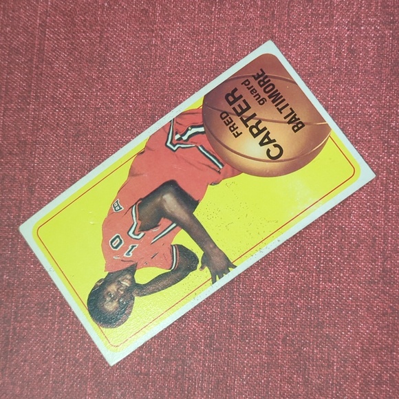 VINTAGE - 1970 TOPPS BASKETBALL / "FRED CARTER" #129 BALTIMORE - ROOKIE - Picture 4 of 6
